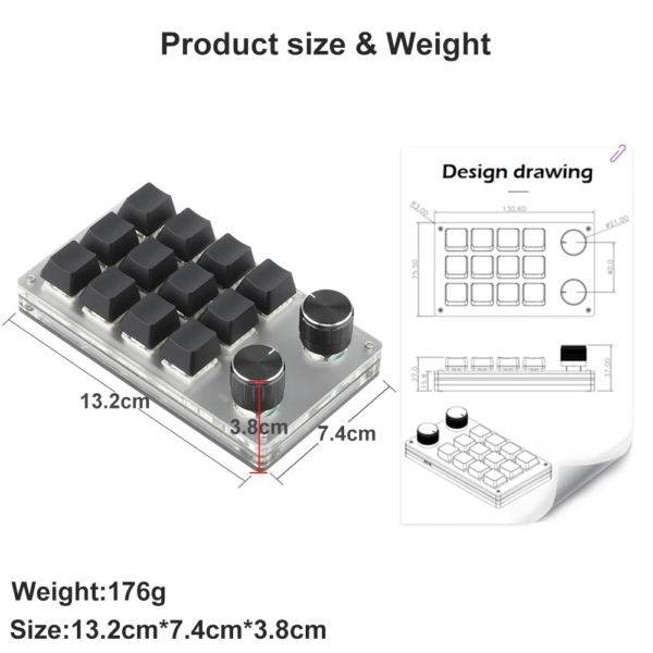 Bluetooth RGB Macro Keyboard - Image 3